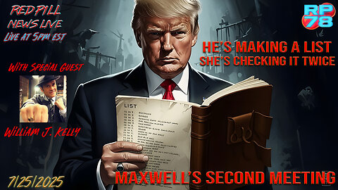 POTUS Drops Bombs on Epstein Associates on Red Pill News Live