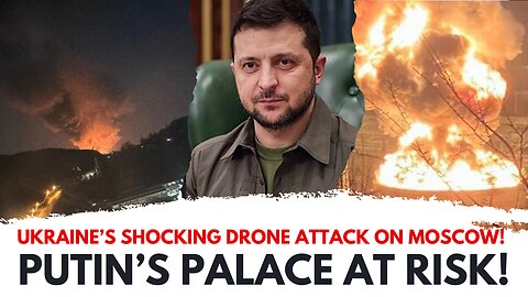 Russia rocked by another drone onslaught close to Putin’s £1,000,000,000 palace!