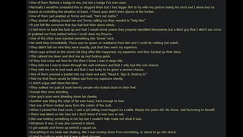 4chan Miami Mall Aliens Cop Shares Truth.
