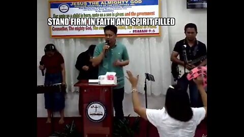 Stand Firm in Faith and Spirit Filled