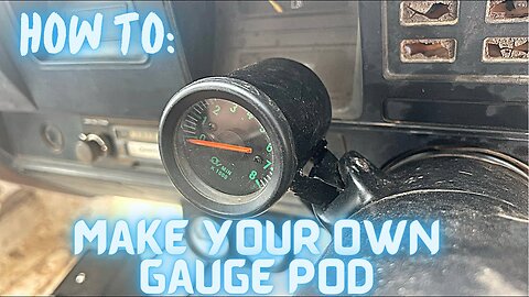 HZ ONE TONNER BUILD EP8 - HOW TO: HOMEMADE CUSTOM GUAGE POD