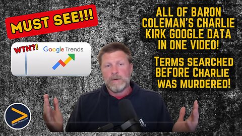 DISTURBING! Google Searches Show Who Killed Charlie Kirk? Decide For Yourself!