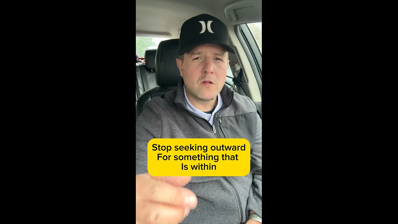 Seeking outside to heal the inside