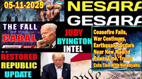 Judy Byington. Restored Republic via a GCR ~ Situation Update May 11 ~ Trump Cuts Ties