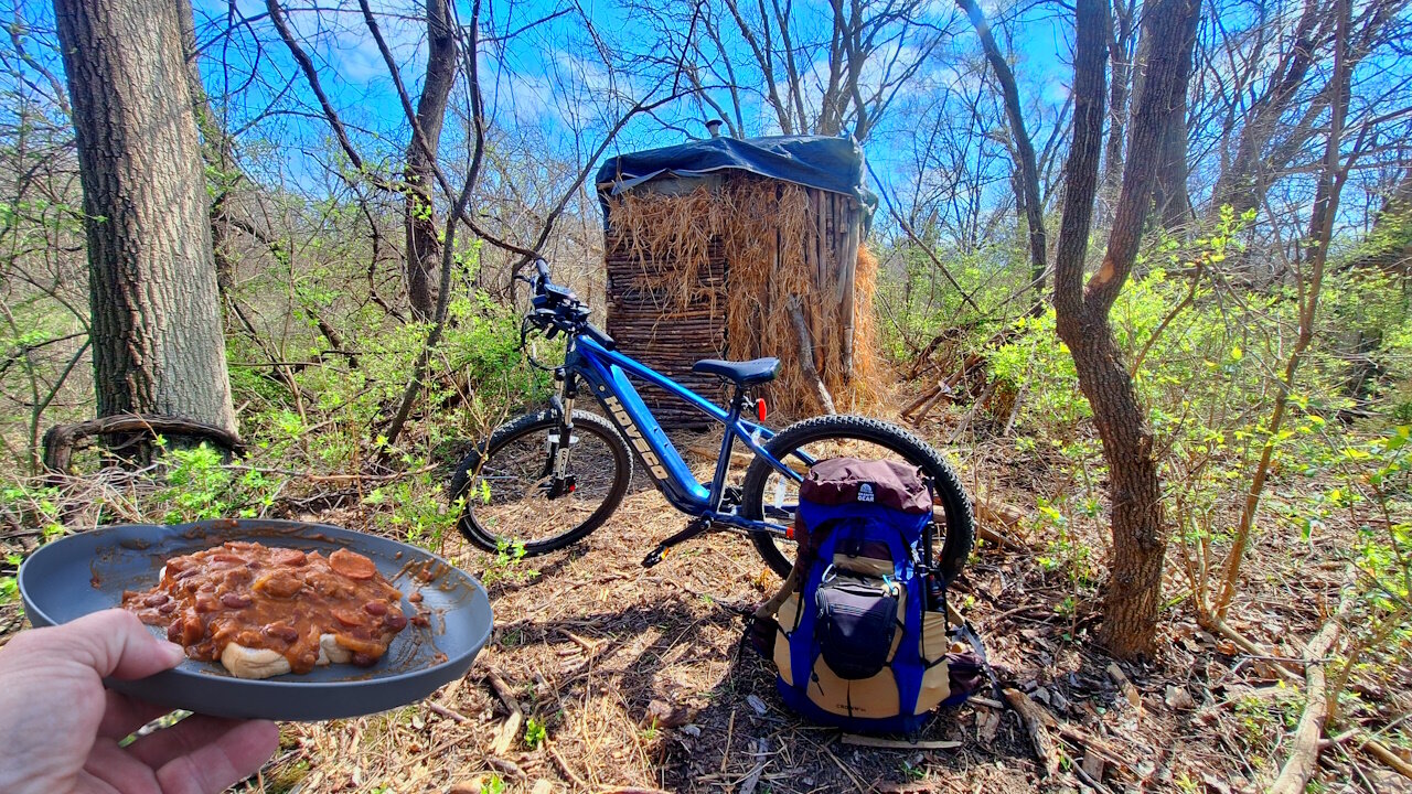 ebike Camping at Urban Bushcraft Shack OUR HIDDEN LITTLE SLICE OF PARADISE