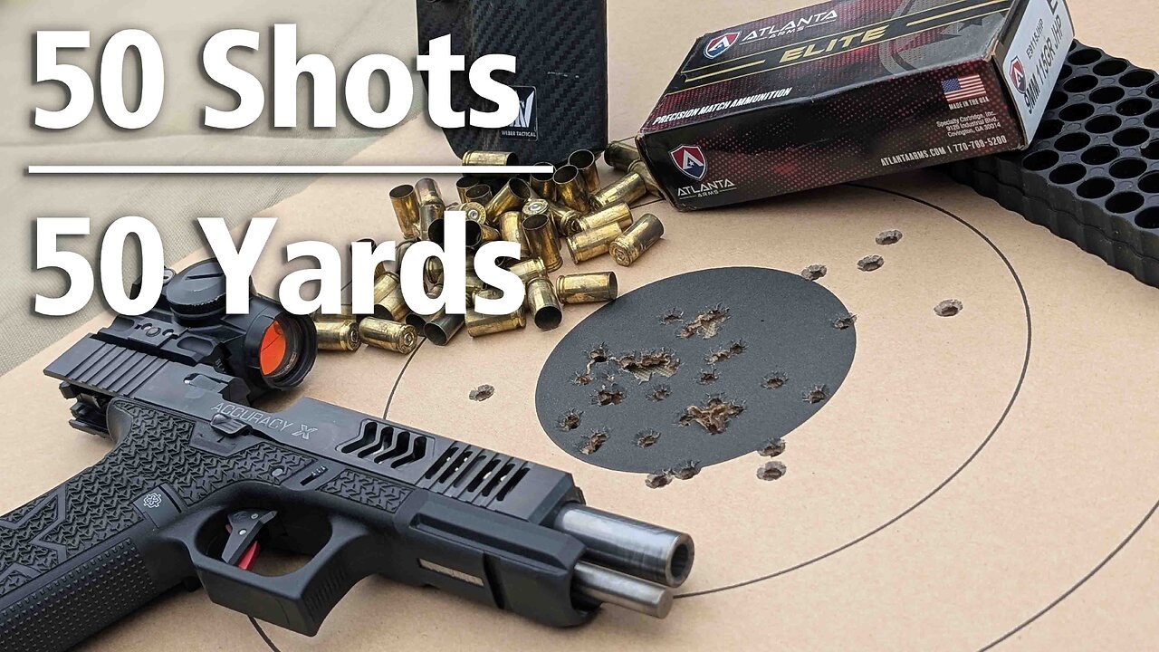 Striker Fire Perfection tested at 50 Yards