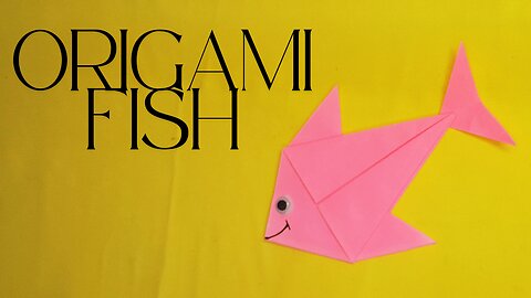 How to Make an Origami Fish | Easy Paper Craft Sea Animal Tutorial