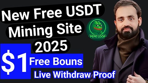 New Best Free USDT Mining Bot | Join To Get $1 USDt Free | Best way To Make Money Online