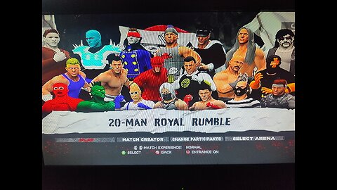 LWW rumble 20 man hardcore title battle royal
