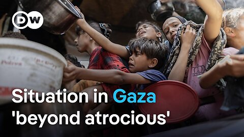 Israel agrees to let 'basic amount' of aid into Gaza as strikes ramp up | DW News