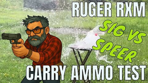 RUGER RXM CARRY AMMO TEST 🚨