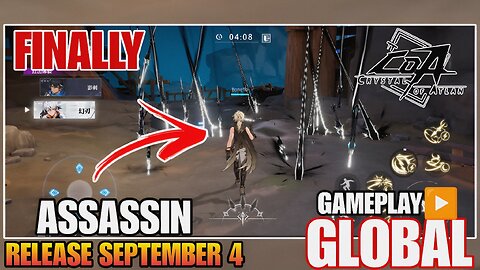 CRYSTAL OF ATLAN GAMEPLAY ( NEW ASSASSIN CLASS ) GLOBAL SOON