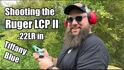 Shooting the Ruger LCP II 22LR! - Tiffany Blue