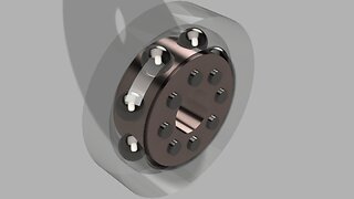 Copper Electroplated 3D Printed Ball Bearing