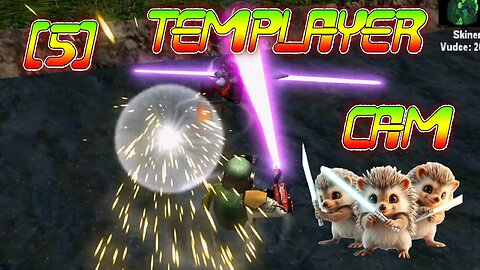 Teaching Skineri how to play Jedi Knight |5| Staff Guys and the Super Rancor TEMPLAYER🎥 [CZ/EN]