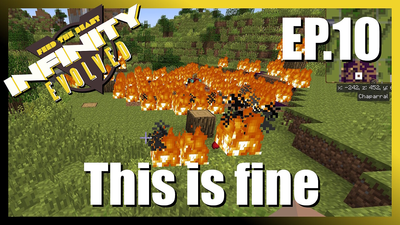 FTB Infinity Ep10: This is fine