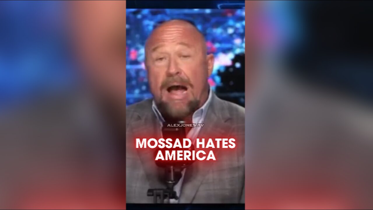 Alex Jones: Mossad Has To Stop Spying on & Stealing America's Resources - 4/17/25
