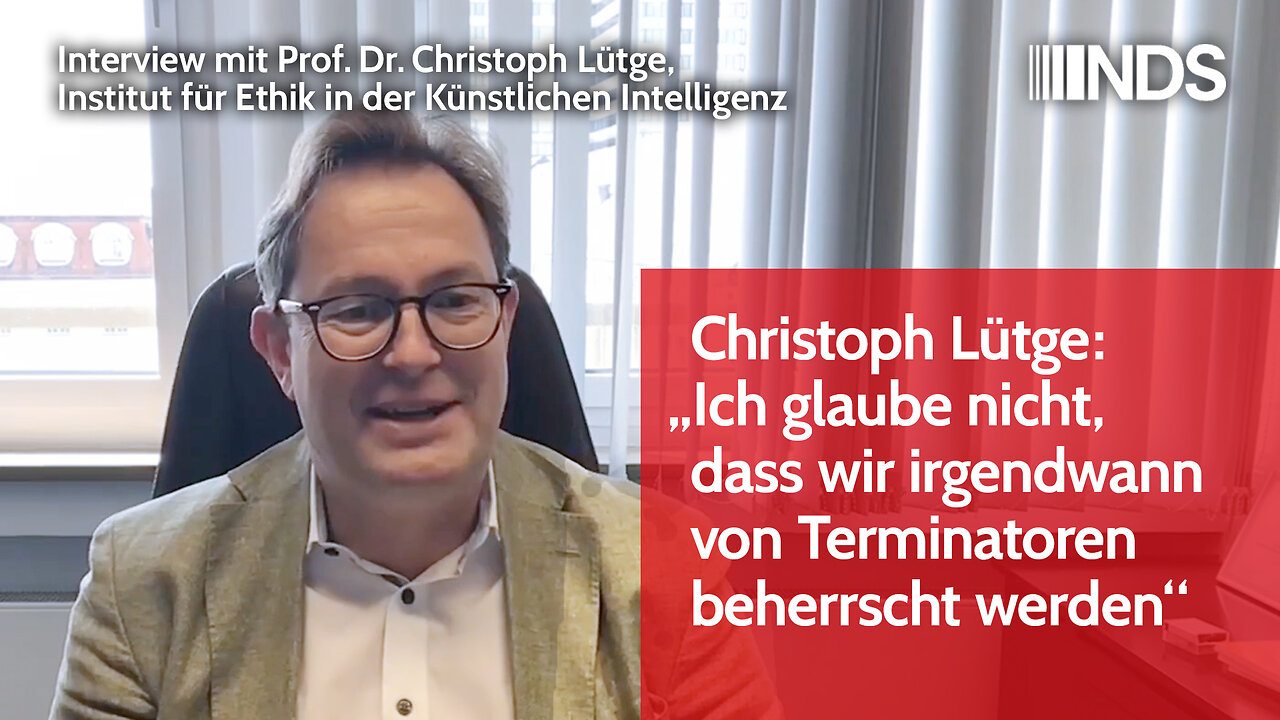 Christoph Lütge: „Ich glaube nicht, dass wir irgendwann von Terminatoren beherrscht werden. | NDS