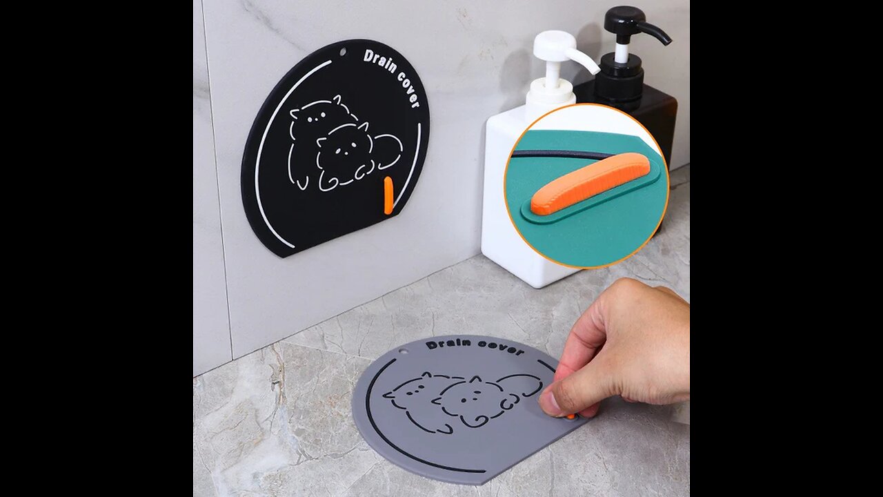 Floor Drain Sealant And Deodorizing Silicone Gasket [Pack of 4]