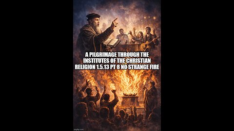 A Pilgrimage Through the Institutes of the Christian Religion 1.5.13 pt 8