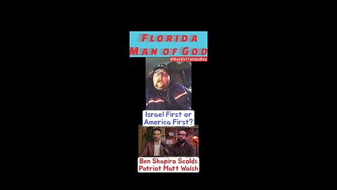 ISRAEL FIRST or AMERICA FIRST? Why Ben Shapiro REALLY Scolded Matt Walsh, "Racist" Young Republicans
