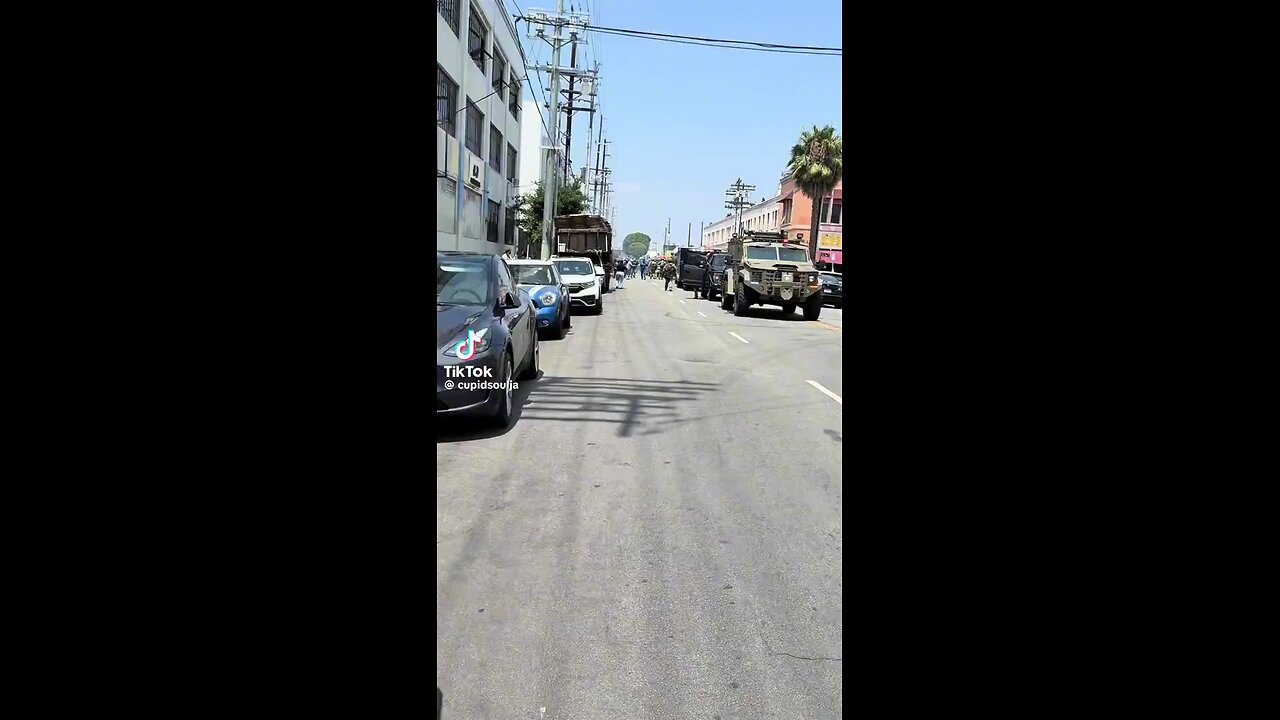 ICE arrives in Los Angeles with full riot gear