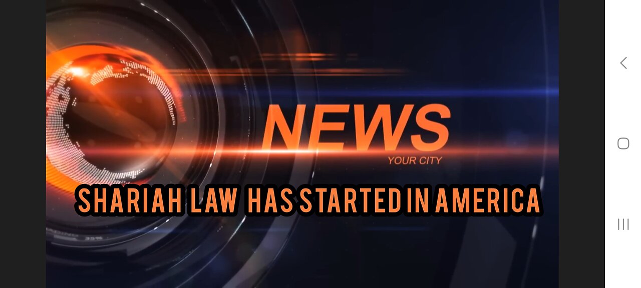 SHARIAH LAW HAS STARTED IN AMERICA.