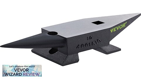 VEVOR Cast Steel Anvil 22 Lbs(10kg) Single Horn Anvil with Large Countertop Review