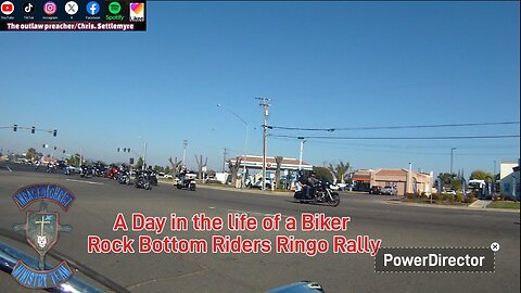 A Day in the life of a Biker Rock Bottom Riders Ringo Rally #theoutlawpreacher