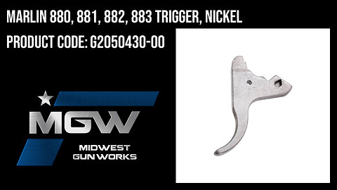 Marlin 880, 881, 882, 883 Trigger, Nickel - G2050430-00