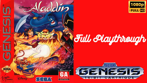 Aladdin - Sega Genesis - Full Playthrough