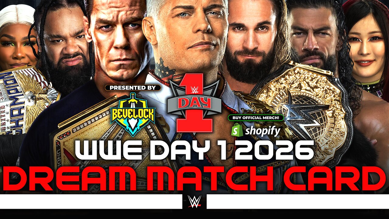 WWE Day 1 2026 - Dream Match Card [v2] | Bevelock