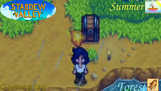 Stardew Valley - Fishing In The Forest [Summer Season] - Gameplay #5 (Trout Derby)