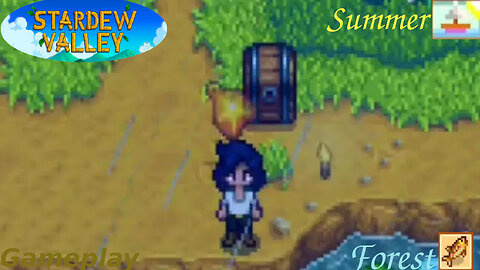 Stardew Valley - Fishing In The Forest [Summer Season] - Gameplay #5 (Trout Derby)