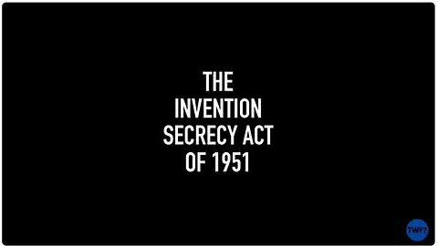 The Invention Secrecy Act of 1951
