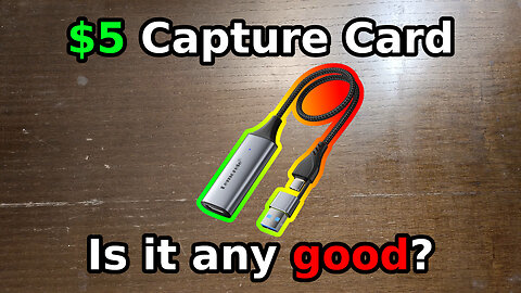 The $5 BUDGET Capture Card