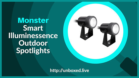 Monster Smart Illuminessence Outdoor Spotlights: What's in the Box? - PLUGHITZ Live Unboxed