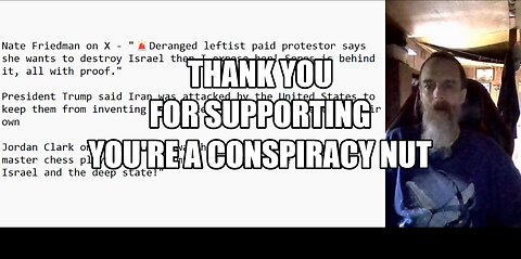 Paid protestor exposed-evidence of Soros funding, Iran bombed by United States to foster Peace