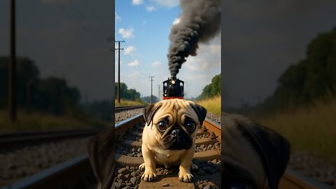 PUG Left on Train Tracks... What Happens next