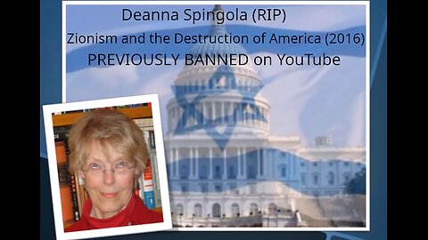 Zionism and the Destruction of America (2016 Radio) Deanna Spingola (RIP)