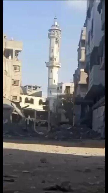 🇮🇱Israel destroyed the Al-Aybaki Mosque in the Gaza Strip, which was built in the 13th century.