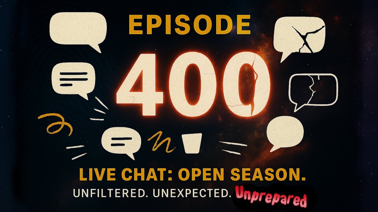 🎙️ Episode 400 — The Unscripted Mind Dump