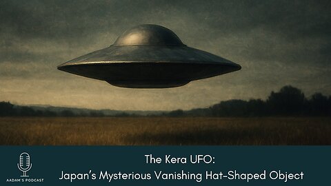 The Kera UFO: Japan’s Mysterious Vanishing Hat-Shaped Object | Podcast-263