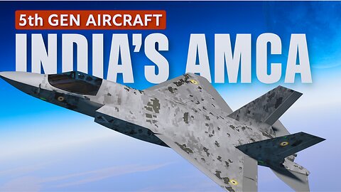 "Unveiling India's AMCA Fighter Jet: The Future of Aviation Revolution! 🚀✈️"