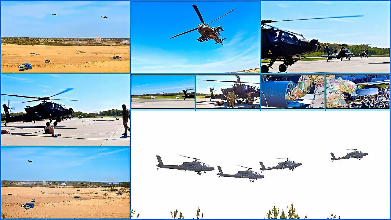 AH-64 Apaches COMMAND Latvian Skies with Deadly Accuracy!