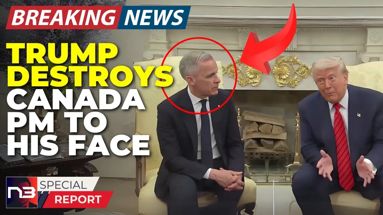 🚨BREAKING: Nobody Can Believe What Trump Just Said To Canada's PM In The Oval Office! It’s BRUTAL!