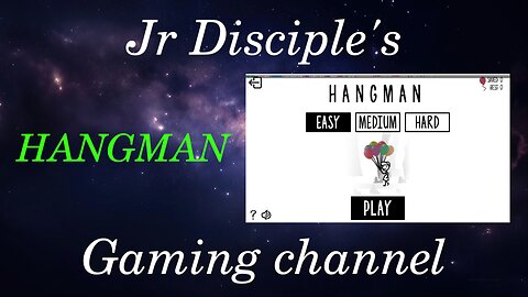 Come On Into the CHAT and Have Some Fun with HANGMAN [in 1440p]