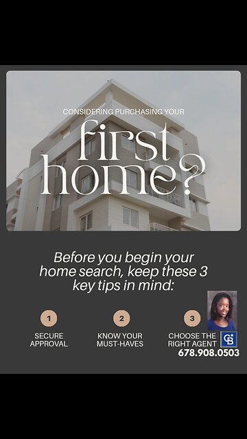 First time home buyers.......