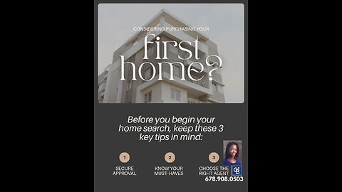 First time home buyers.......