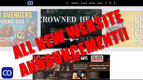ALL NEW CigarObsession Website Is LIVE 